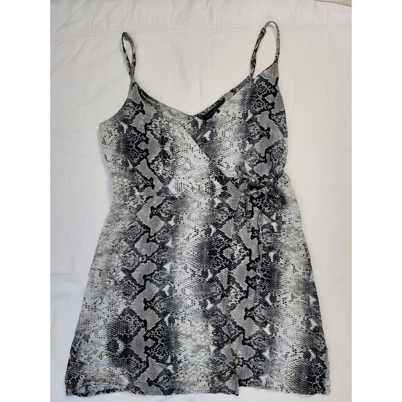 Sanctuary Wrap It Up Tank Dress in Queen Snake Women's Size Medium - Picture 3 of 13